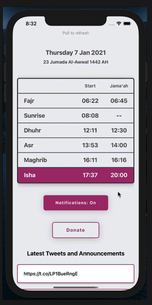 mobile timetable app